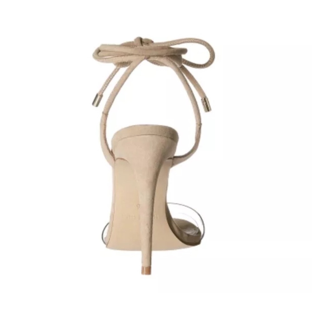 Steve Madden Nude Lace Up Heels Lyla $129 NEW - Picture 2 of 4